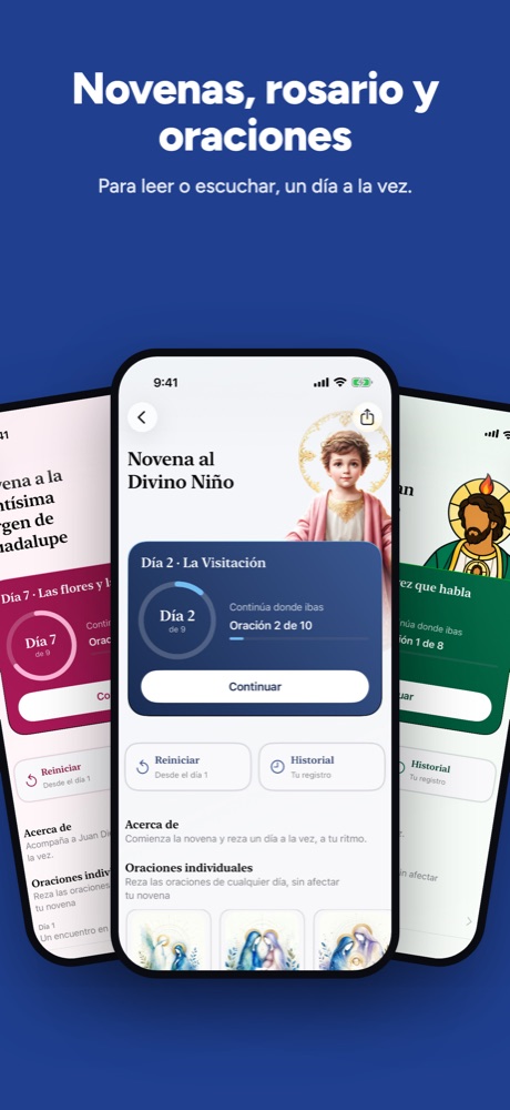 Tu novena, día a día